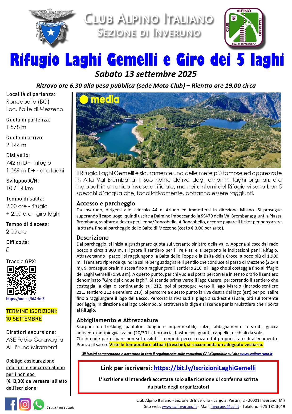 Rifugio Laghi Gemelli