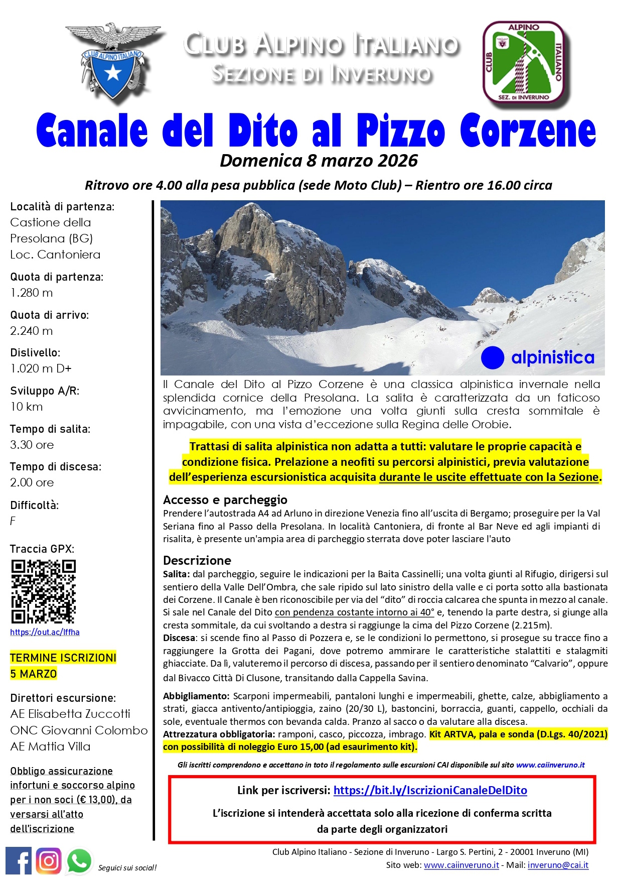 Ciaspolata Monte Cazzola