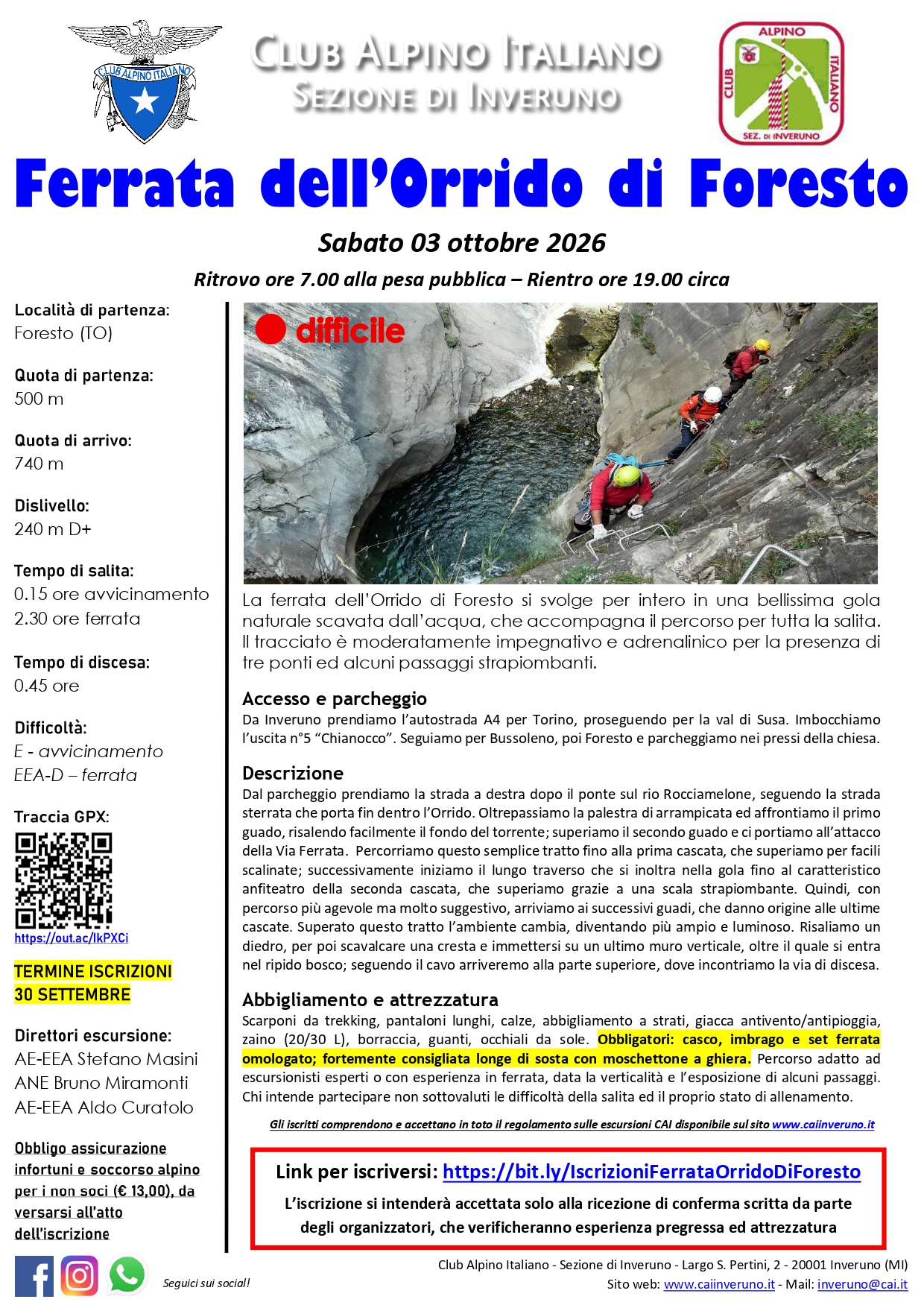 2026.10.03 Ferrata Orrido di Foresto
